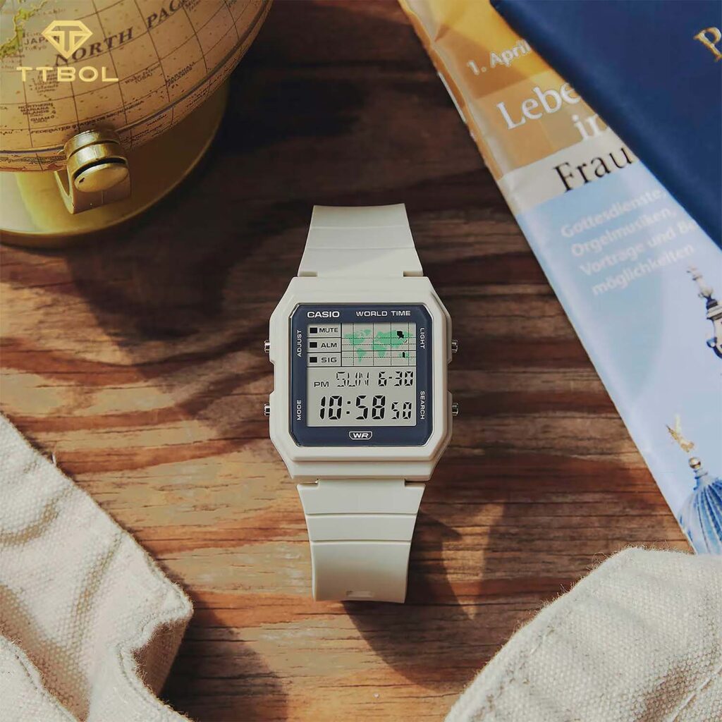 ساعت مچی کاسیو بند سفید رنگ CASIO LF-30W-8A