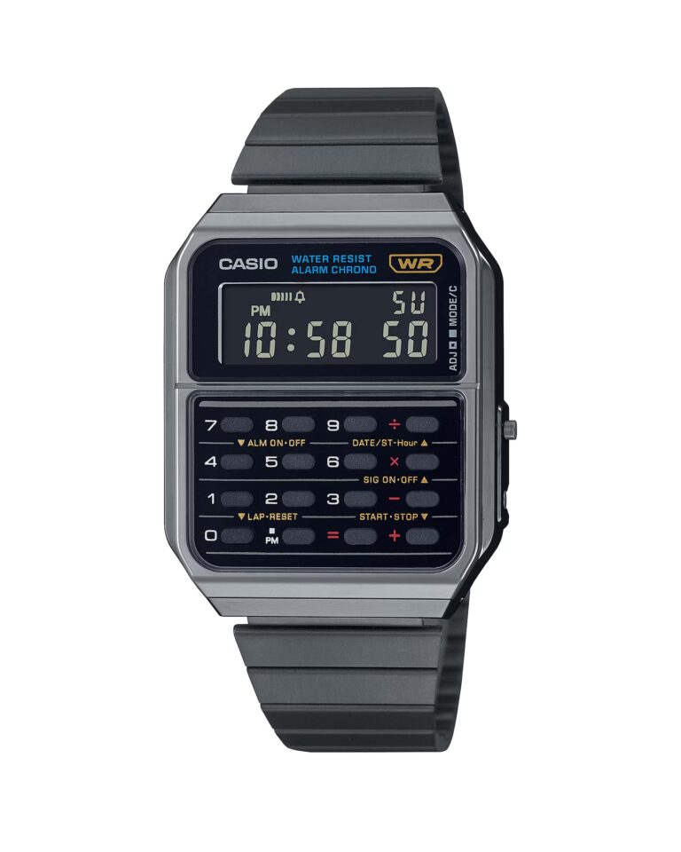ساعت مچی مردانه کاسیو CASIO CA-500WEGG-1B دیجیتال با ماشین حساب