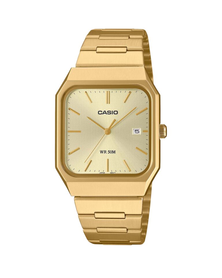 ساعت مچی مردانه کاسیو مدل CASIO MTP-B185G-9AV طلایی