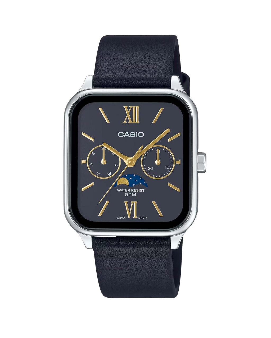 ساعت مچی مردانه کاسیو CASIO MTP-M305L-1A2V با بند چرمی مشکی