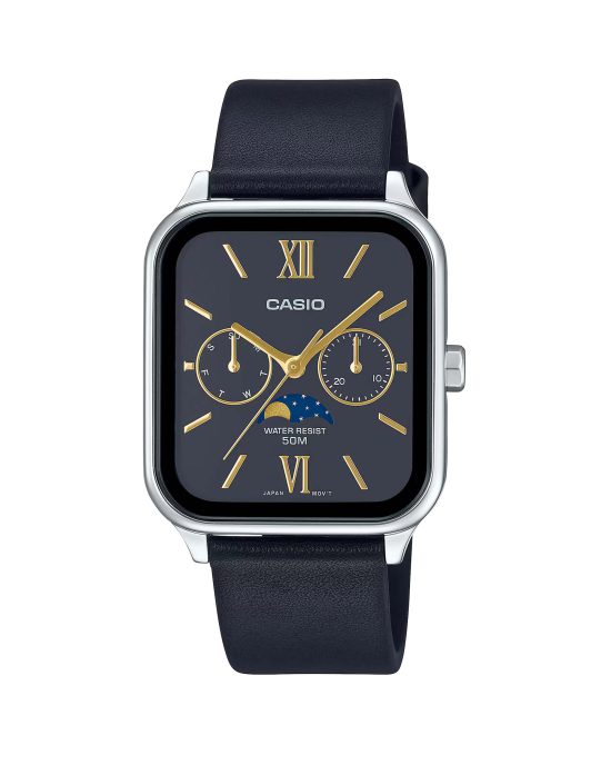 ساعت مچی مردانه کاسیو CASIO MTP-M305L-1A2V با بند چرمی مشکی