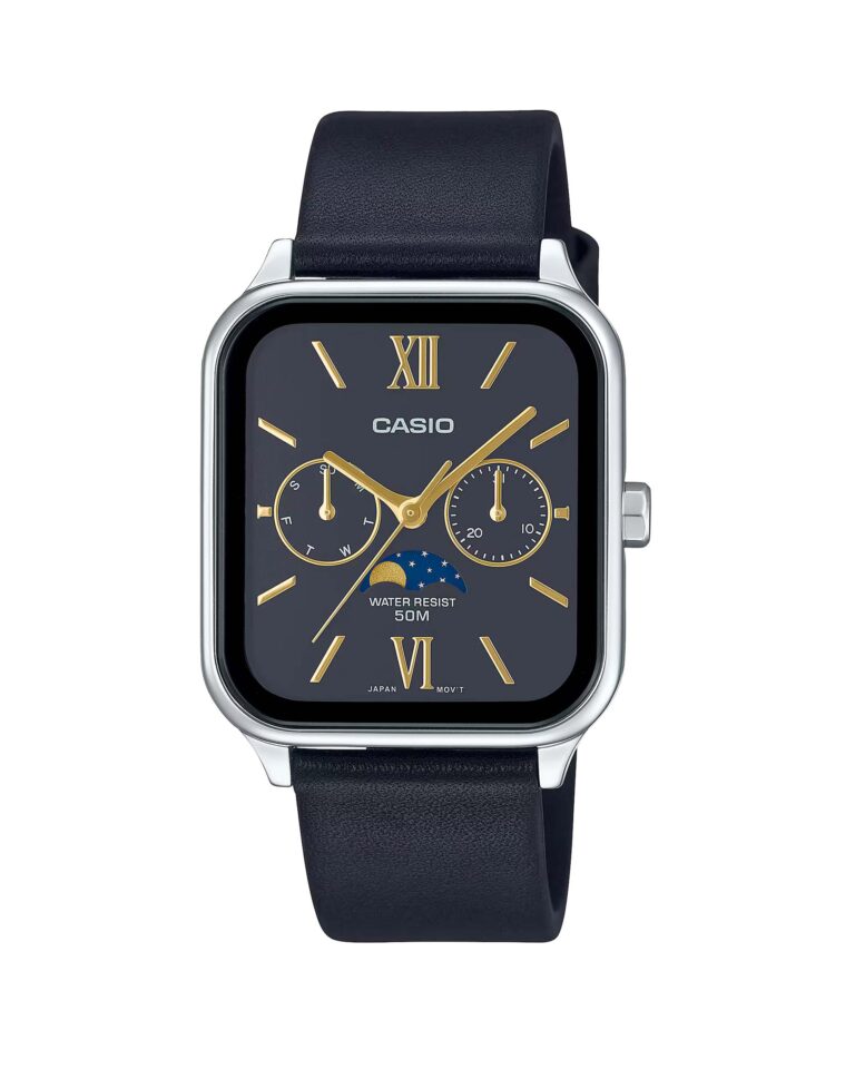 ساعت مچی مردانه کاسیو CASIO MTP-M305L-1A2V با بند چرمی مشکی