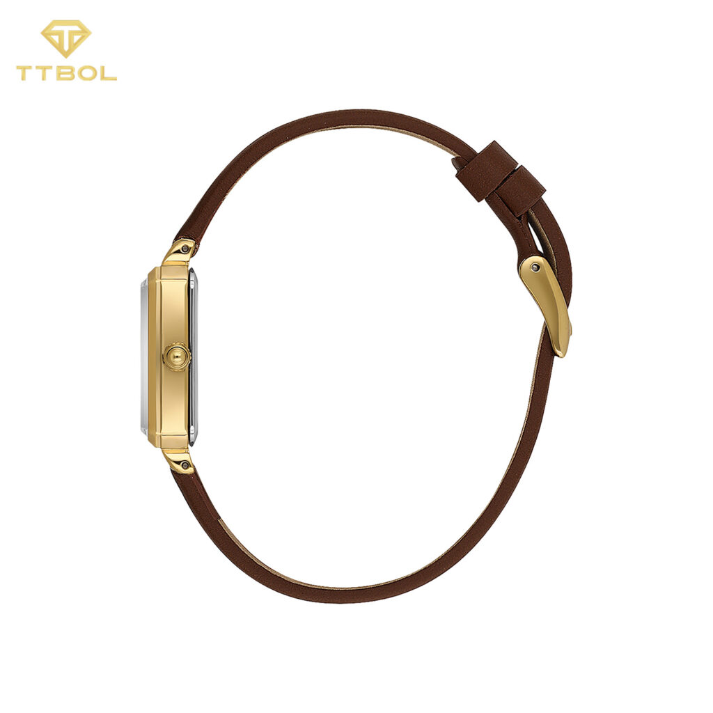 ساعت مچی زنانه دنیل کلین بند چرم قهوه ای DANIEL KLEIN DK.1.13935-4