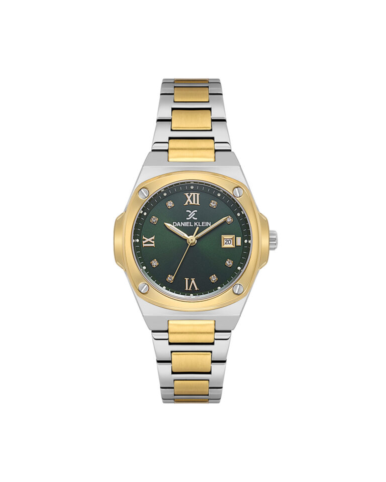 ساعت مچی زنانه دنیل کلین صفحه سبز DANIEL KLEIN DK.1.13947-5