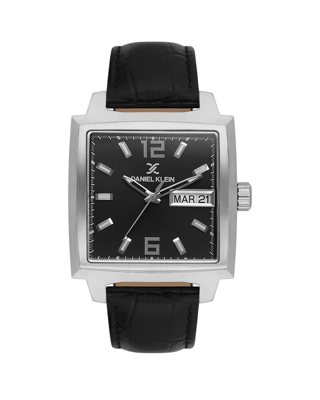 ساعت مچی مردانه دنیل کلین بند چرم چهارگوش DANIEL KLEIN DK.1.13991-2