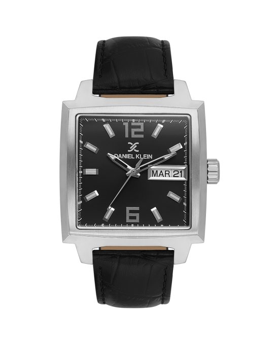 ساعت مچی مردانه دنیل کلین بند چرم چهارگوش DANIEL KLEIN DK.1.13991-2
