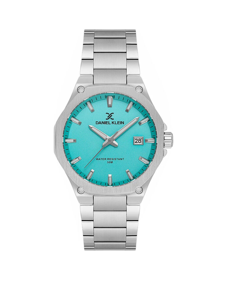 ساعت مچی مردانه دنیل کلین تمام استیل صفحه تیفانی DANIEL KLEIN DK.1.13999-3