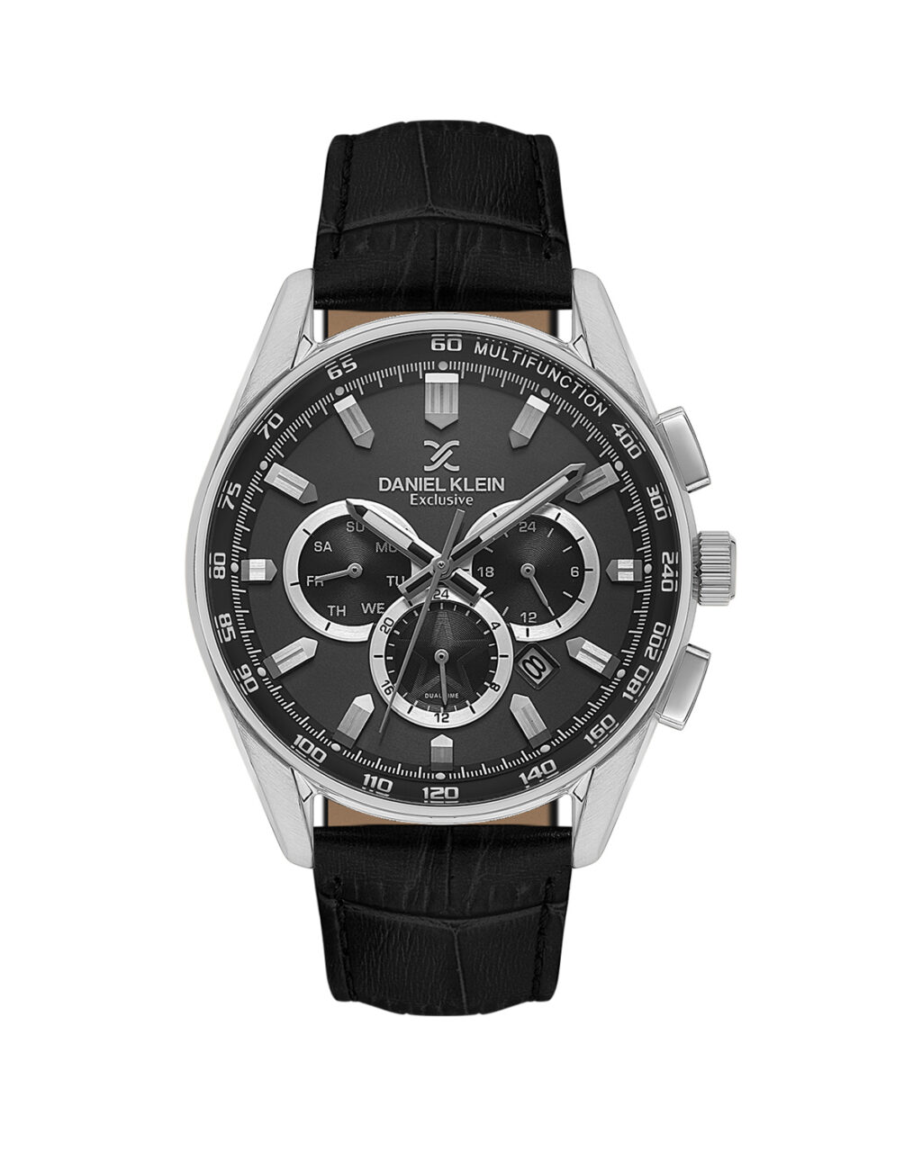 ساعت مچی مردانه دنیل کلین بند چرم سه موتوره DANIEL KLEIN DK.1.14002-1
