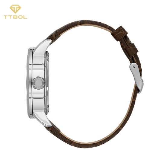 ساعت مچی مردانه دنیل کلین بند چرم صفحه سبز DANIEL KLEIN DK.1.14013-3