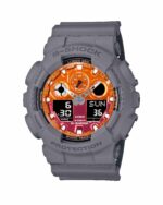 ساعت مچی مردانه کاسیو جیشاک GA-100FL-8A با طراحی خاکستری-مشکی
