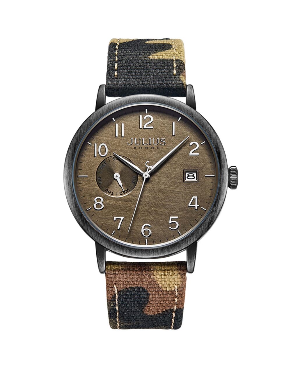 ساعت مچی مردانه جولیوس بند پارچه ای JULIUS JAH-125B