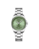 ساعت مچی زنانه ناوی فورس بند استیل صفحه سبز NAVIFORCE NF5062 S/GN
