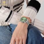 ساعت مچی زنانه ناوی فورس بند سیلور NAVIFORCE NF5062 S/GN