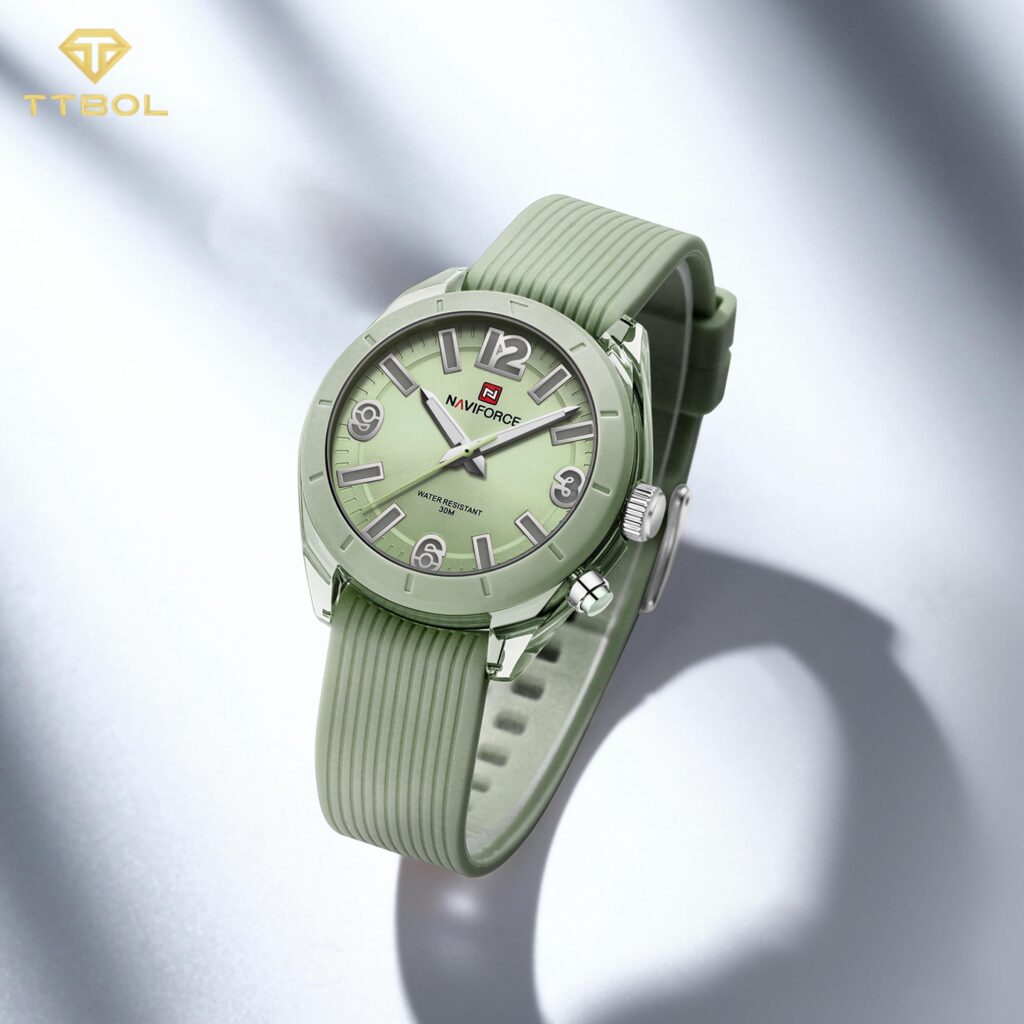 ساعت مچی زنانه ناوی فورس اورجینال NAVIFORCE NF7103 GN/GN
