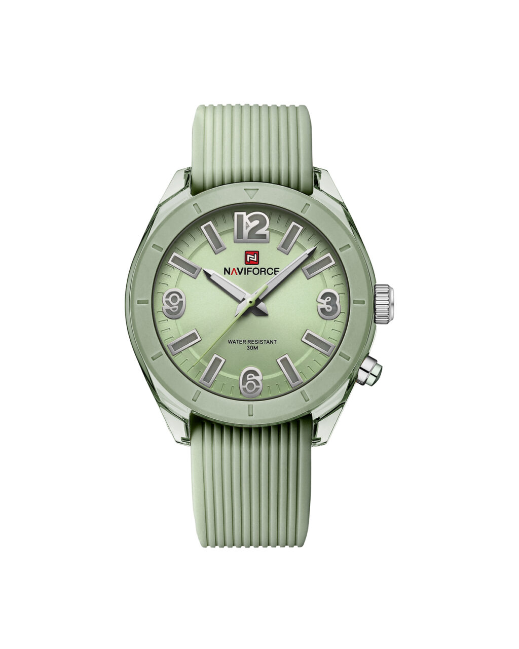 ساعت مچی زنانه ناوی فورس بند رابر NAVIFORCE NF7103 GN/GN