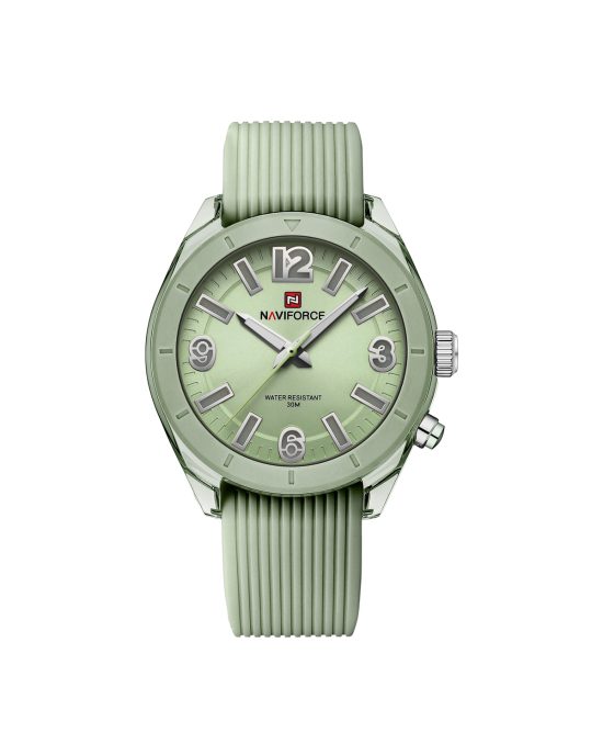ساعت مچی زنانه ناوی فورس بند رابر NAVIFORCE NF7103 GN/GN