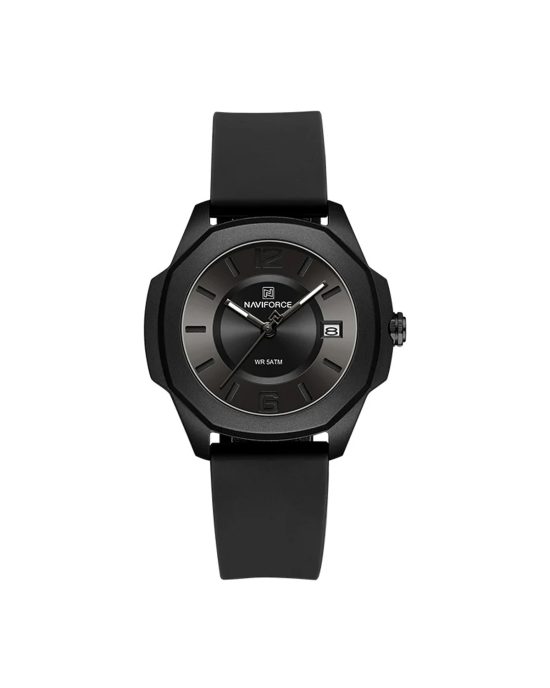 ساعت مچی زنانه ناوی فورس بند رابر ضد آب NAVIFORCE NF7107 B/B
