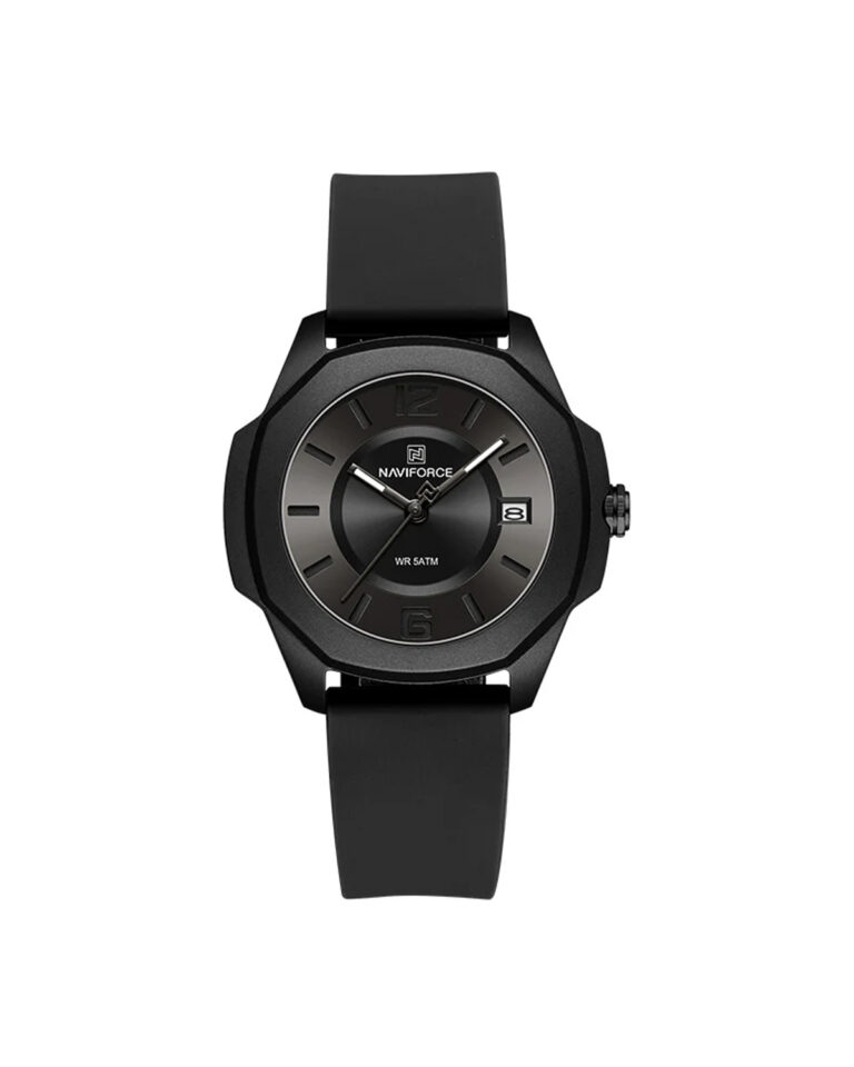 ساعت مچی زنانه ناوی فورس بند رابر ضد آب NAVIFORCE NF7107 B/B