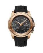 ساعت مچی مردانه ناوی فورس بند سیلیکونی ضد آب NAVIFORCE NF7112 RG/B/B