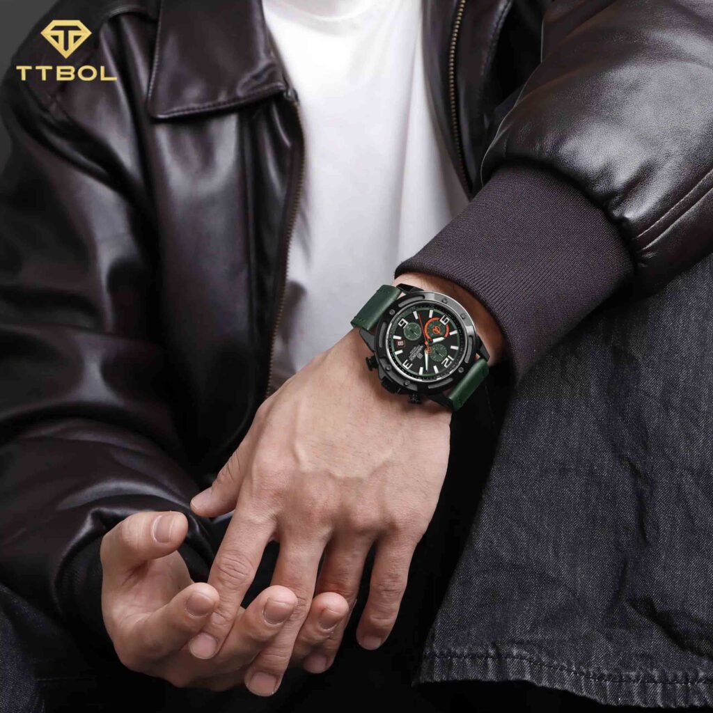 ساعت مچی مردانه ناوی فورس NAVIFORCE NF8074 B/GN/GN