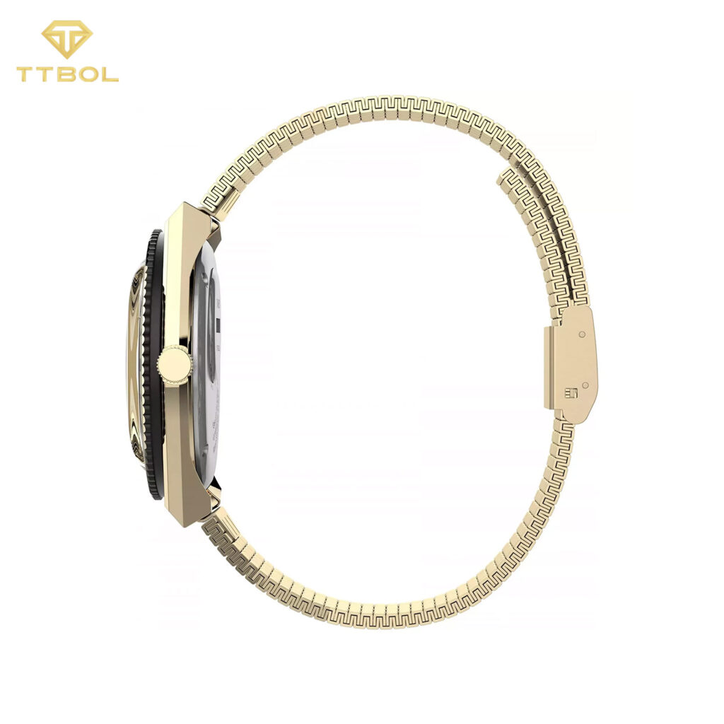 ساعت مچی زنانه تایمکس طلایی TIMEX TW2V18700