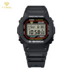 ساعت مچی مردانه کاسیو جیشاک DW-5600RL-1 با طراحی کلاسیک مربع
