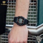 ساعت مردانه G-SHOCK DW-5600RL-1 مشکی روی مچ