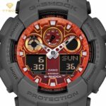 نمای نزدیک ساعت مچی مردانه کاسیو جیشاک GA-100FL-8A