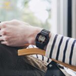 قاب مستطیلی مقاوم ساعت جیشاک DW-5600RL-1 با طراحی ضد ضربه