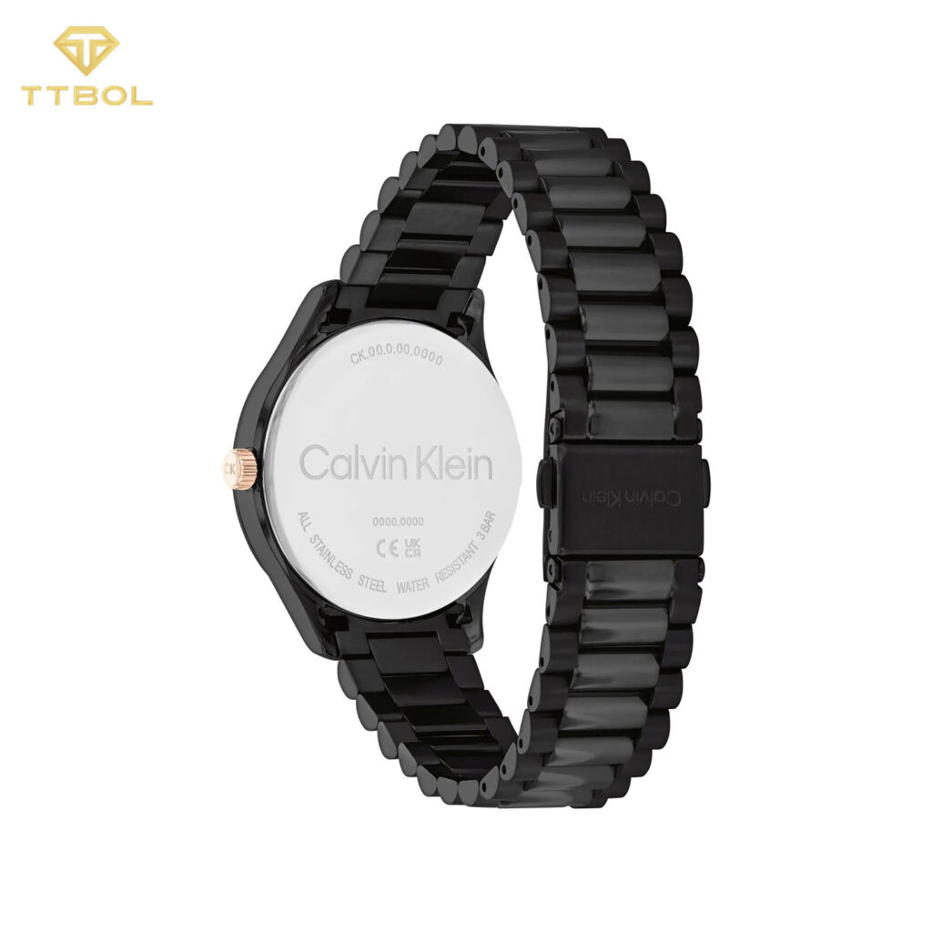ساعت مچی زنانه کلوین کلین تمام مشکی Calvin Klein 25200233