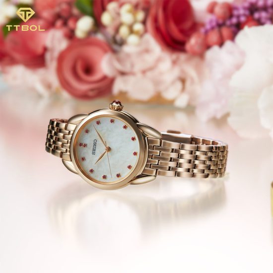 ساعت مچی زنانه سیکو رزگلد SEIKO SUR564P1