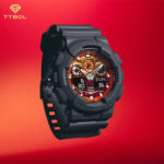 ساعت مردانه کاسیو G-SHOCK GA-100FL-8A مقاوم در برابر آب و ضربه