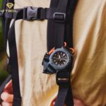 alt="ساعت طبیعت‌گردی کاسیو PRO TREK مدل PRJ-B001B-2 در فضای باز با طراحی ماجراجویانه"