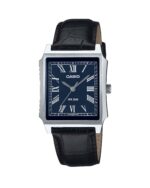 ساعت کاسیو MTP-B190L-2BV با بدنه استیل و بند چرمی مشکی مردانه