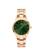 ساعت مچی زنانه دنیل ولینگتون رزگلد صفحه سبز DANIEL WELLINGTON DW00100420