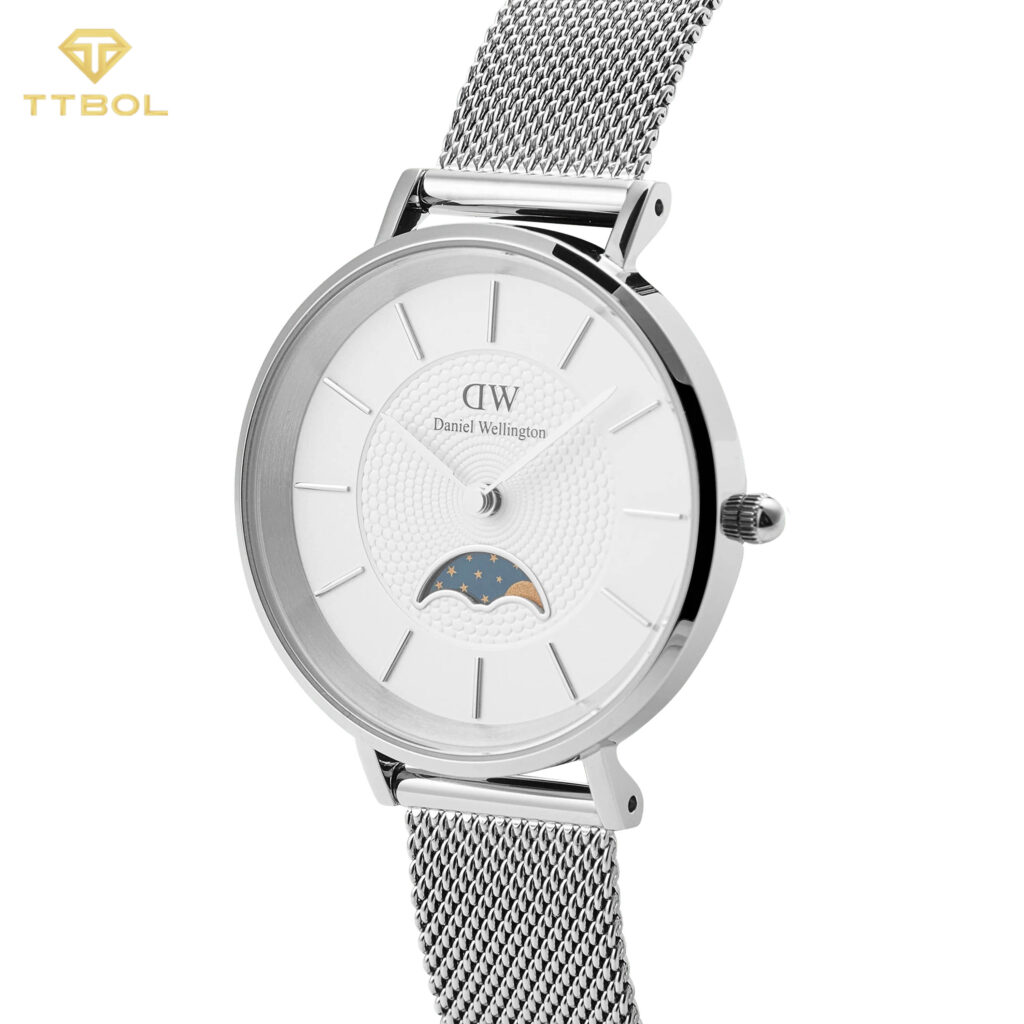 ساعت مچی زنانه دنیل ولینگتون نشانگر وضعیت ماه DANIEL WELLINGTON DW00100772