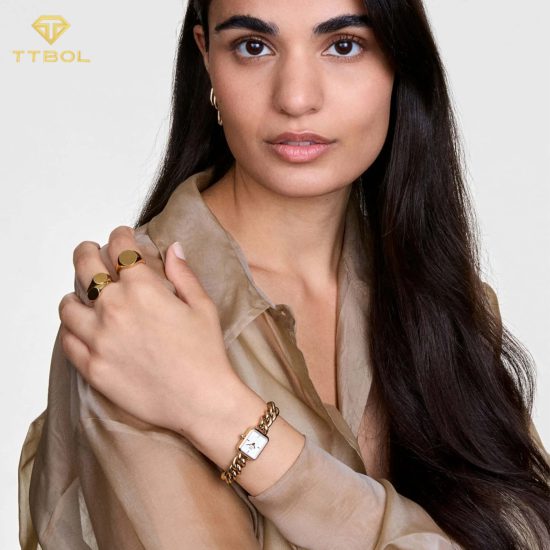 ساعت مچی زنانه دنیل ولینگتون تمام طلایی صفحه سفید DANIEL WELLINGTON DW00100836