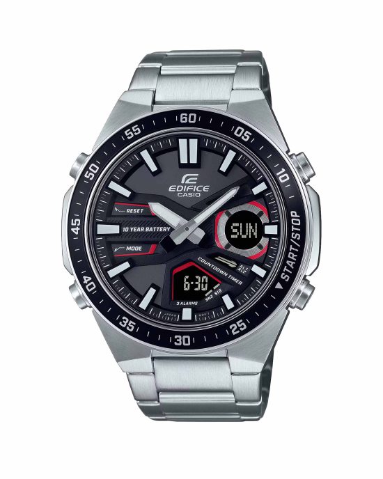 ساعت مچی مردانه کاسیو ادیفایس باطری ۱۰ ساله CASIO EDIFICE EFV-C110D-1A4V