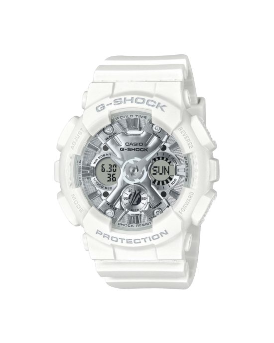 ساعت مچی دخترانه کاسیو جیشاک سفید رنگ CASIO G-SHOCK GMA-S120VA-7A