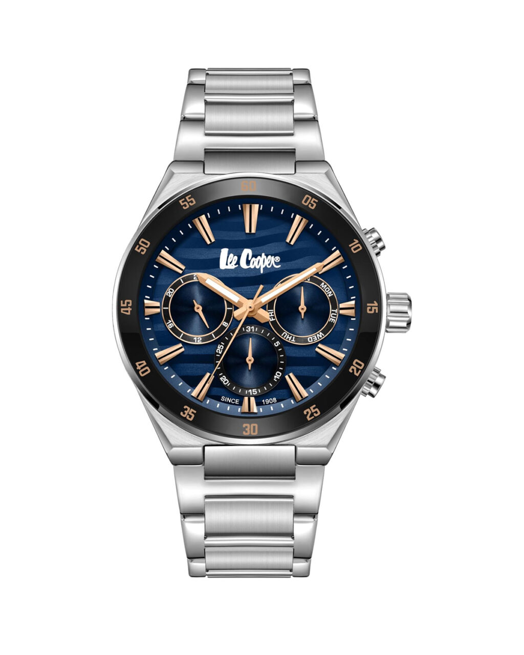 ساعت مچی مردانه لی کوپر تمام استیل سه موتوره LEE COOPER LC08175.390