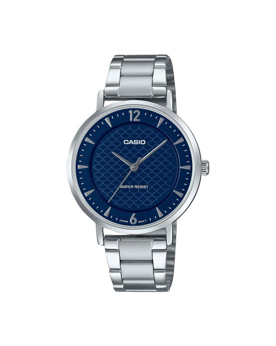 ساعت مچی زنانه کاسیو جنرال صفحه سرمه ای CASIO LTP-VT04D-2A