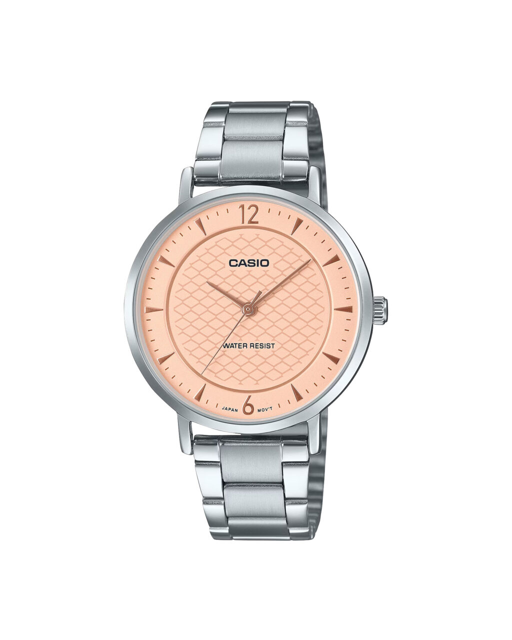 ساعت مچی زنانه کاسیو صفحه صورتی CASIO LTP-VT04D-4A