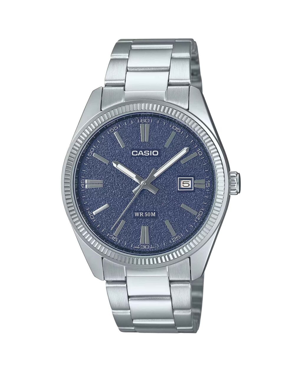 ساعت مچی کاسیو مردانه CASIO MTP-1302DA-2A1V با بند استیل و صفحه آبی