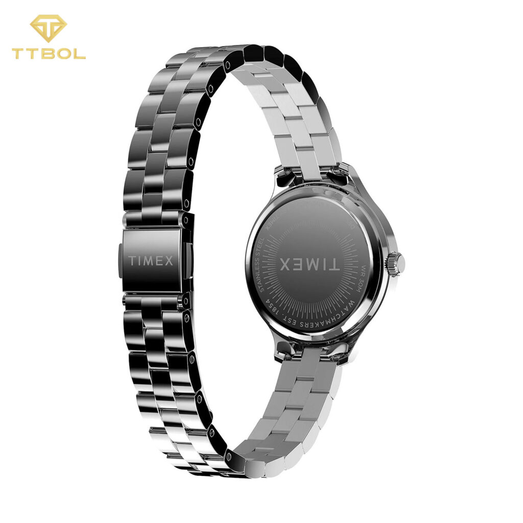 ساعت مچی زنانه تایمکس بند استیل TIMEX TW2W98400
