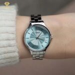 ساعت مچی زنانه تایمکس صفحه تیفانی TIMEX TW2W98400
