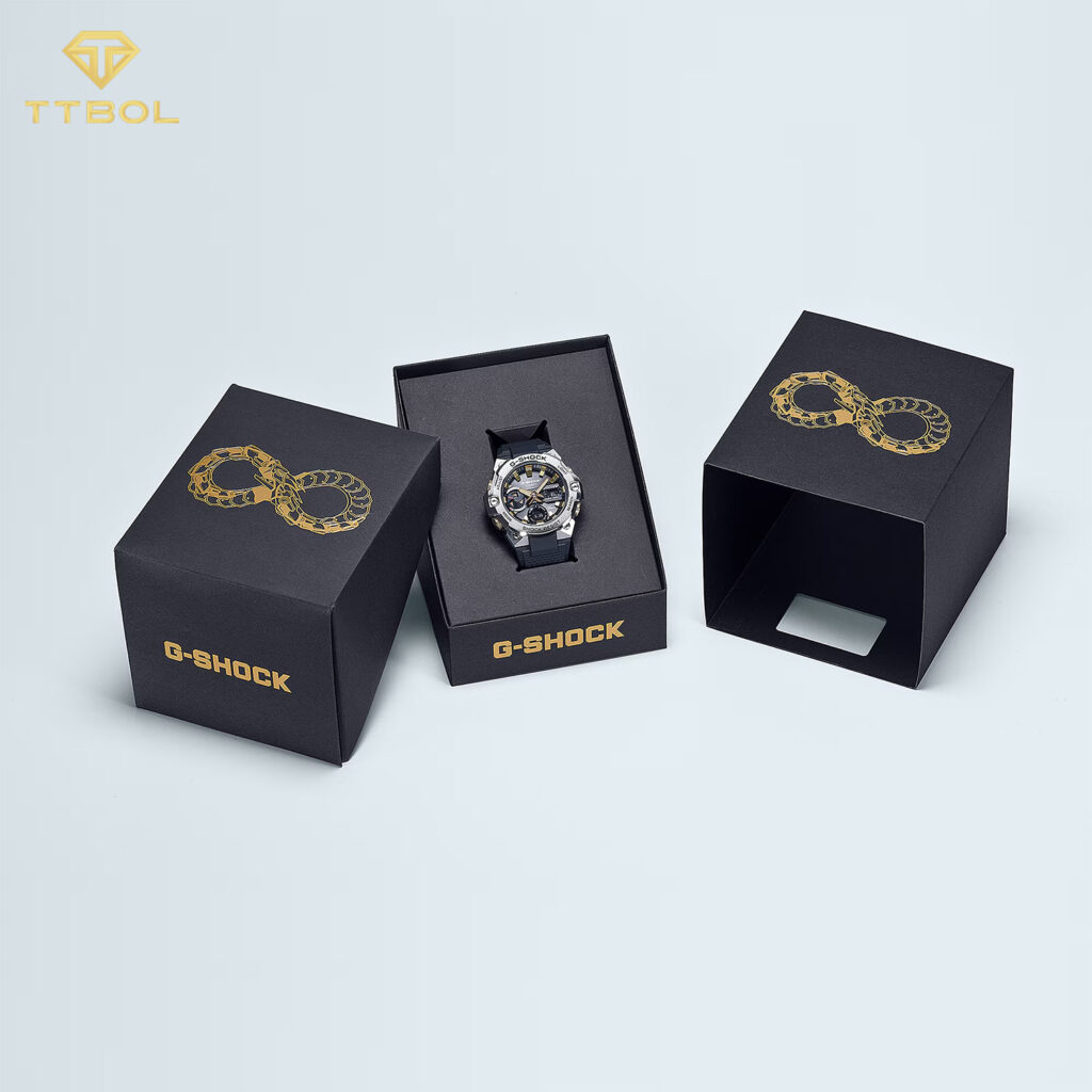 جعبه ساعت مچی مردانه کاسیو جیشاک CASIO G-SHOCK GST-B400CX-1A