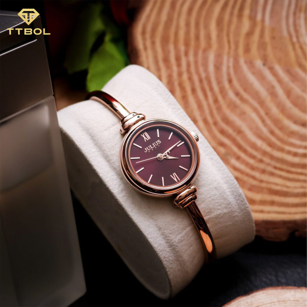 ساعت مچی زنانه جولیوس بند النگویی JULIUS JA-1293C