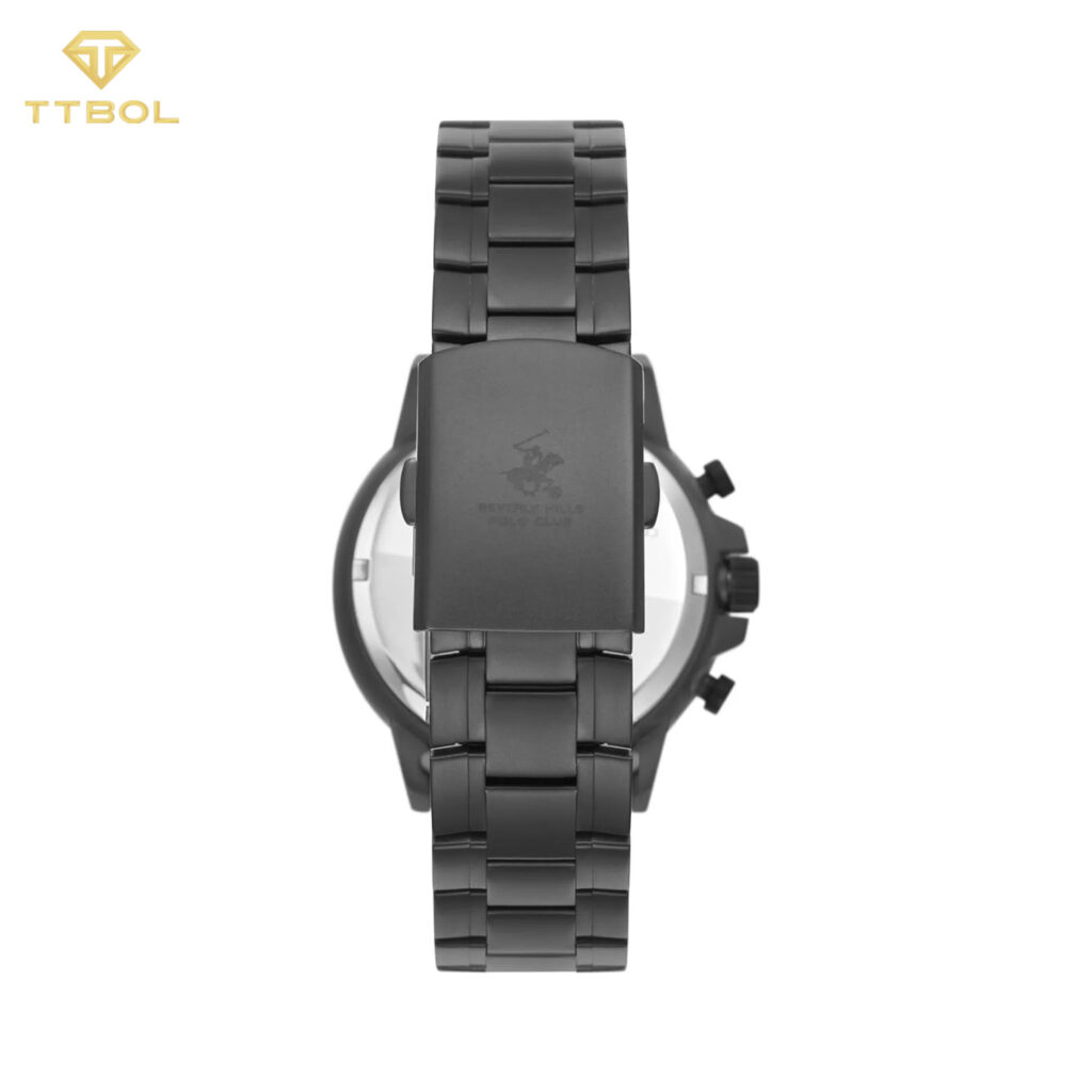 ساعت مچی مردانه بورلی هیلز پولو کلاب تمام مشکی BEVERLY HILLS POLO CLUB BP3727X.660