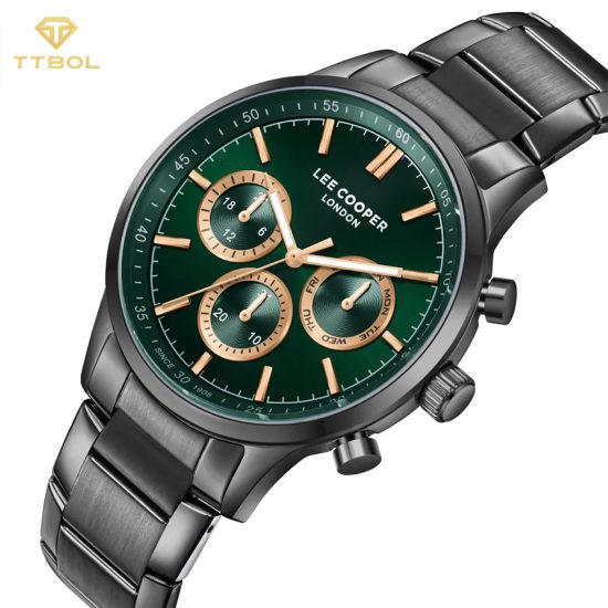 ساعت مچی مردانه لی کوپر صفحه سبز LEE COOPER LC07998.070