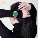 ساعت مچی زنانه ناوی فورس صفحه سبز NAVIFORCE NF5044 S/GN/RG